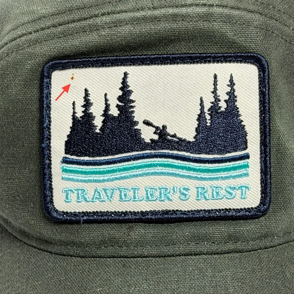 Richardson Outdoor 937 Olive Green 7-Panel Travelers Rest‎ Kayak Snapback Hat